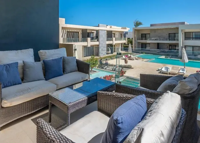 Apartment Cozy In G-cribs With Pool - Golden El Gouna *